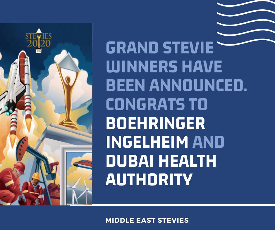 Grand Stevie® Award Winners Announced in the 2020 Middle East Stevie Awards